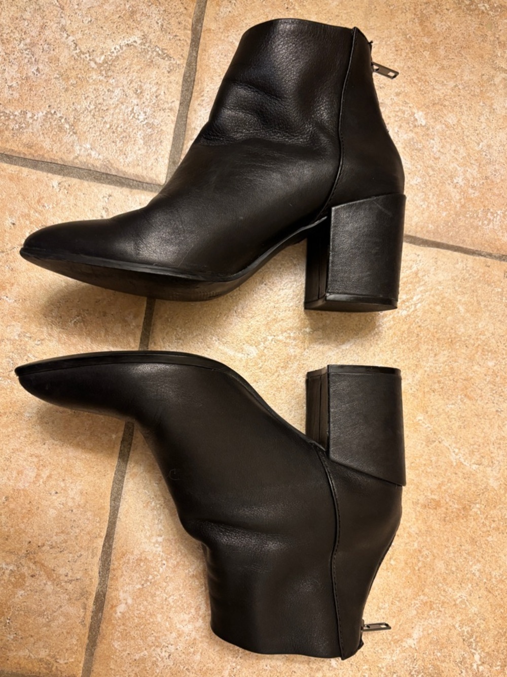 Steve Madden Jillian Black Boots 6.5